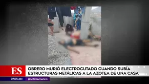  Ambas personas fueron auxiliadas por los bomberos y trasladados al hospital de emergencia de Villa El Salvador.