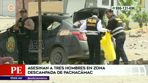 Asesinatos en Pachacamac. Foto y video: América Noticias