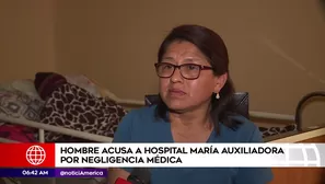 Presunta negligencia en hospital María Auxiliadora. Foto: América Noticas 