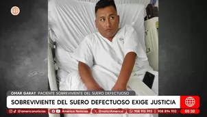 Sobreviviente del suero defectuoso de Medifarma exige justicia. Foto y video: América Noticias