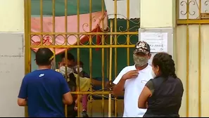 En el hospital Cayetano Heredia, en San Martín de Porres, la situación es similar. Foto y video: América Noticias