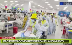 Hospital Rebagliati: Pacientes COVID recibieron el Año Nuevo - Noticias de hospital-regional-ica