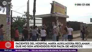 Ocurrió en el hospital María Auxiliadora