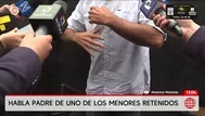 Padre de alumno retenido por agresión en Liceo Naval se pronuncia