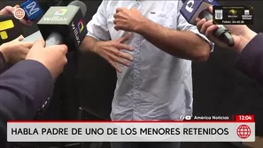 Padre de alumno retenido por agresión en Liceo Naval se pronuncia. Foto y video: América Noticias