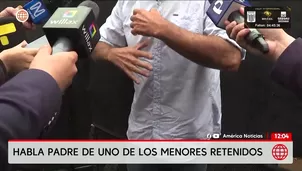 Padre de alumno retenido por agresión en Liceo Naval se pronuncia. Foto y video: América Noticias