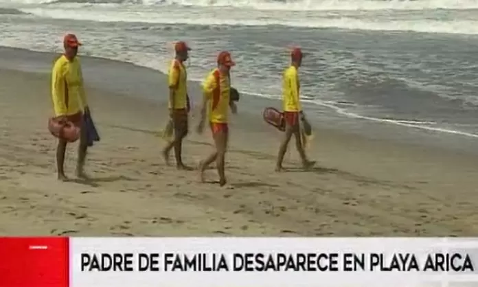 Padre de familia desapareció tras intentar rescatar a un niño en el mar
