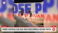 Padre golpea a su hija en Trujillo