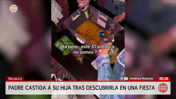 Padre golpea a su hija en Trujillo. Foto: América Noticias