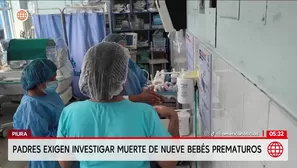 Padres denuncian muerte de nueve bebés prematuros en hospital de Piura. Foto y video: América Noticias