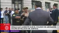 Desalojan el Palacio de Justicia. América Noticias