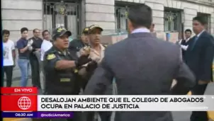 Desalojan el Palacio de Justicia. América Noticias