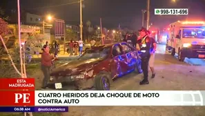 Accidente de tránsito en la Panamericana Norte. Foto y video: América Noticias