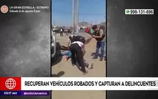 Panamericana Norte: Recuperan vehículos robados y capturan a delincuentes - Noticias de celulares-robados