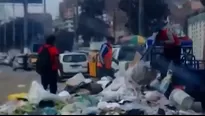 Las personas que contaminaron la vía llegaron a bordo de una camioneta. Foto: Canal N