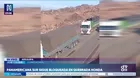 Cientos de vehículos permanecen varados tras bloqueo por huaicos y deslizamientos de la Panamericana Sur en Arequipa