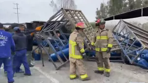 En horas de la madrugada de hoy, se registró un trágico accidente en el kilómetro 226 de la Panamericana Sur. / Video: Canal N