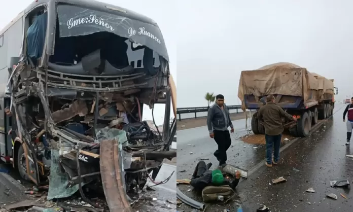 Panamericana Sur: Choque Entre Bus Interprovincial Contra Volquete Dejó ...