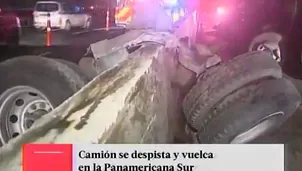 El conductor fue trasladado a un centro de salud.