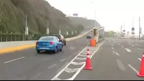 El cierre es en la Costa Verde en sentido de Norte a Sur. Foto: Canal N