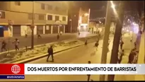 Barristas se enfrentaron en plena calle. Foto: América Noticias