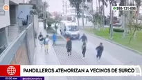 Pandilleros en el parque Antonio Moreno de Cáceres | Video: América Noticias