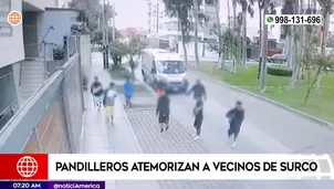 Pandilleros en el parque Antonio Moreno de Cáceres | Video: América Noticias