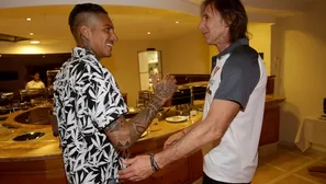 Paolo Guerrero y Ricardo Gareca. Foto: Selección peruana