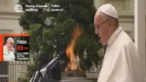 Todo va quedando listo para la llegada del papa Francisco al Perú. Foto: captura de TV