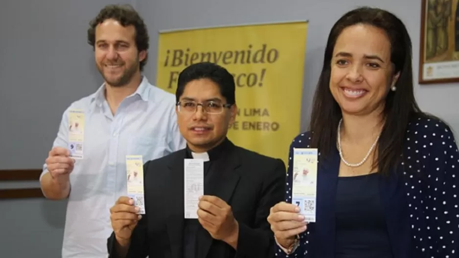 Presentaron entradas para la misa del papa Francisco. Foto: Arzobispado de Lima