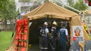 Hospitales de Campaña para visita del papa Francisco. Foto: captura de TV