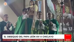 Papa León XIV dona mitra papal a parroquia de Chiclayo. Foto y video: América Noticias