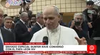 Papa León XIV pide verdad y unión a periodistas en Perú