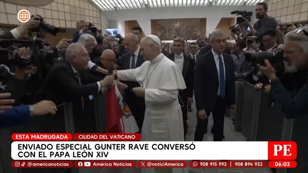 Papa León XIV envió mensaje a Perú desde el Vaticano. Foto: América Noticias