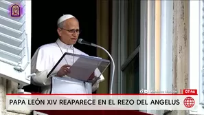 Papa León XIV reaparece en el Ángelus en el Vaticano. Foto y video: AN