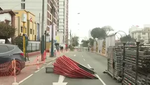 Tráfico afectado en avenida Brasil por cierre vial previo a la Parada Militar para el 29 de julio. / Video: Canal N