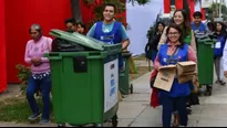 Voluntarios recogieron gran cantidad de basura. Foto: Agencia Andina