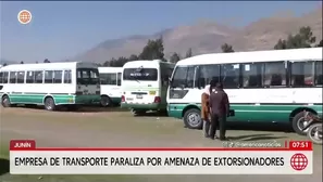 Paralizan transporte entre Chupaca y Huancayo por extorsión/ Video y Foto: América Noticias