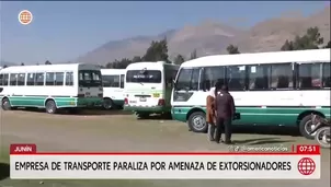 Paralizan transporte entre Chupaca y Huancayo por extorsión/ Video y Foto: América Noticias
