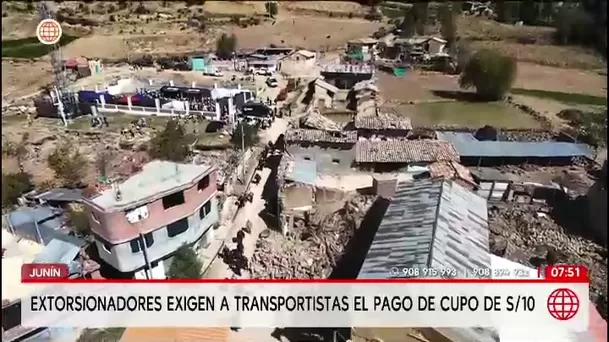 Empresa de transporte paraliza ruta Chupaca Huancayo por amenazas extorsivas/ América Noticias Empresa de transporte paraliza ruta Chupaca Huancayo por amenazas extorsivas/ América Noticias
