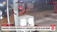 Pareja atacada a balazos dentro de camioneta en La Perla
