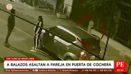 Pareja fue asaltada a balazos en SJM cuando llegaban a su casa