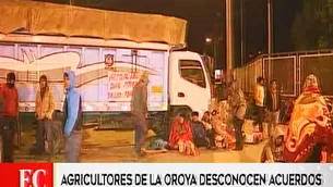 El acuerdo no le cayó bien a los más de 4 mil productores de papa en La Oroya