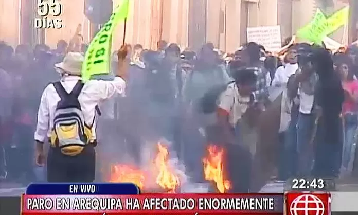 Tía María: protestas en la ciudad de Arequipa ocasionaron grandes ...