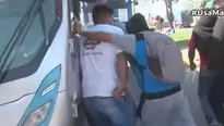 Paro de transportistas de carga. Foto: captura de video Canal N.