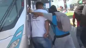 Paro de transportistas de carga. Foto: captura de video Canal N.