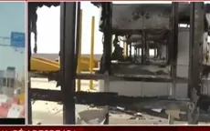Paro de transportistas: Un grupo de manifestantes quemó módulos de peaje en Ica - Noticias de paro-transportistas