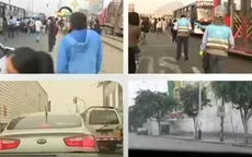 Paro de transportistas: se registran bloqueos en la Panamericana Sur y suspenden salidas a provincias - Noticias de provincia