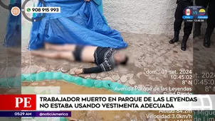 Trabajador muerto en Parque de Las Leyendas no usaba vestimenta adecuada. Foto y video: América Noticias