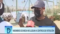 Parque del migrante: Electores se niegan a quedarse como miembros de mesa / Domingo al Día